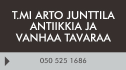 T.mi Arto Junttila antiikkia ja vanhaa Tavaraa logo